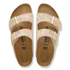 Image of Birkenstock Arizona Floral Printed Sandcastle Suede