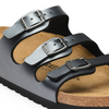 Image of Birkenstock Florida Metallic Black Birko-Flor®