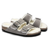 Image of Birkenstock Arizona Shearling Stone Coin Suede