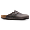 Image of Birkenstock Boston Soft Footbed Iron Oiled Leather