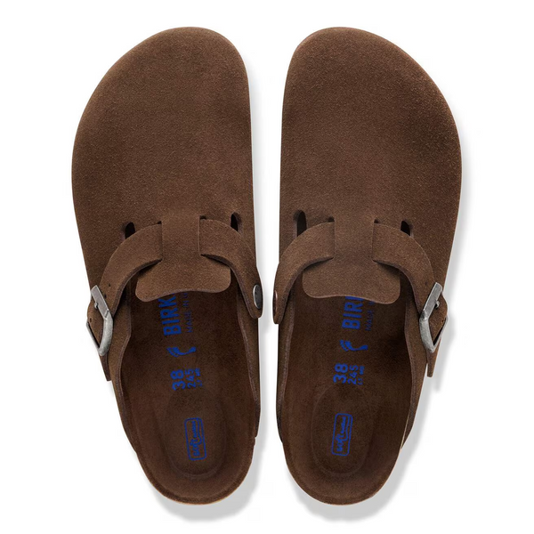 Birkenstock Boston Soft Footbed Carafe Suede