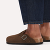 Image of Birkenstock Boston Soft Footbed Carafe Suede