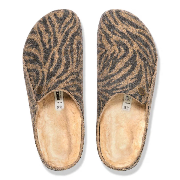 Birkenstock Zermatt Shearling Slipper - Zebra Toffee