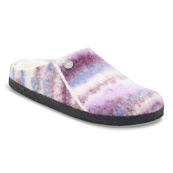 Birkenstock Zermatt Shearling Slipper - Dyed Stripes Mauve