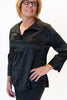 Image of Boho Chic Leopard Print Satin Top - Black *Take an EXTRA 1/2 Off*