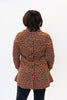 Image of Boho Chic Button Back Cowl Neck Leopard Print Tunic - Camel *Take an EXTRA 1/2 Off*