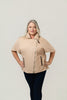 Image of Boho Chic Asymmetric Zip Faux Suede Jacket - Taupe