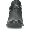 Image of Born Kelle Distressed Leather Strap Detail Bootie - Black