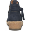 Image of Born Vaughn Distressed Suede Wedge Bootie - Navy