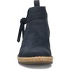 Image of Born Vaughn Distressed Suede Wedge Bootie - Navy