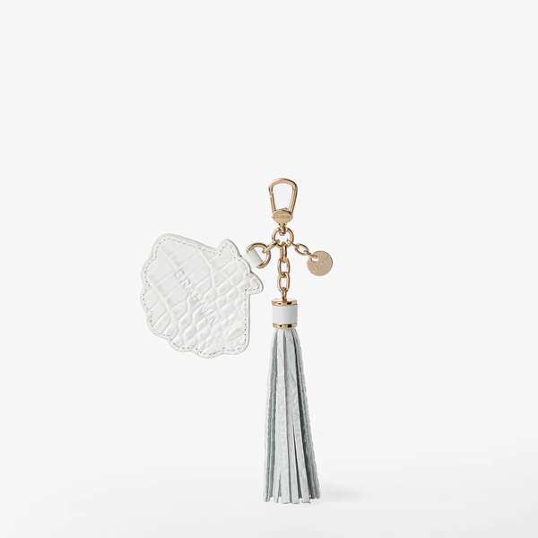 Brahmin Seashell Crystal Tassel - Sea Salt White Melbourne