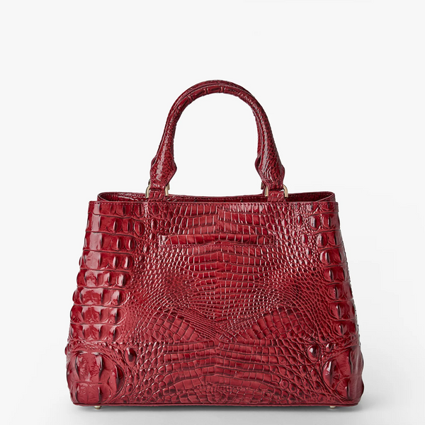 Brahmin Small Denise satchel - Volcanic Red Melbourne