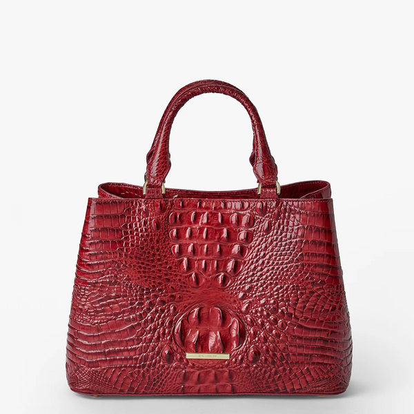 Brahmin Small Denise satchel - Volcanic Red Melbourne
