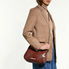 Image of Brahmin Small Stephie Crossbody Bag - Volcanic Red Melbourne