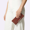 Image of Brahmin Ady Wallet - Volcanic Red Melbourne