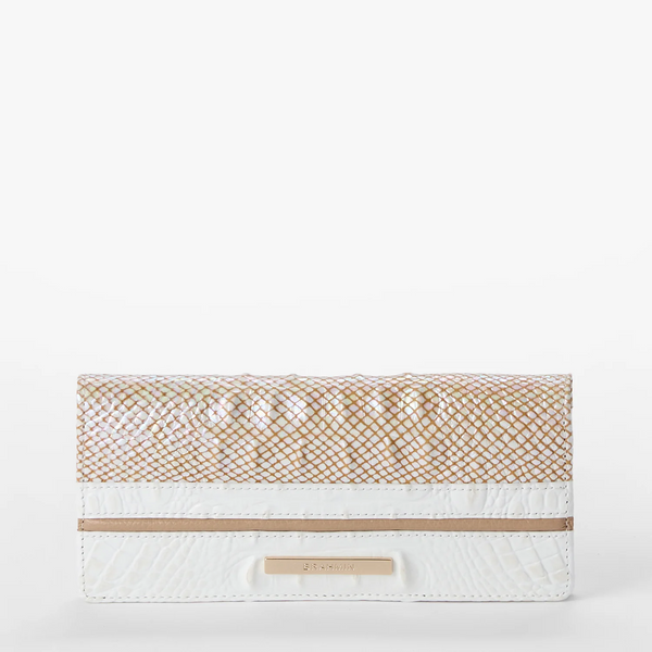 Brahmin Ady Wallet - Sea Salt White Colada