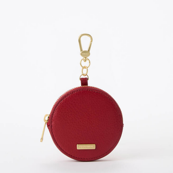 Brahmin Circle Coin Purse - Radiant Red Mystic