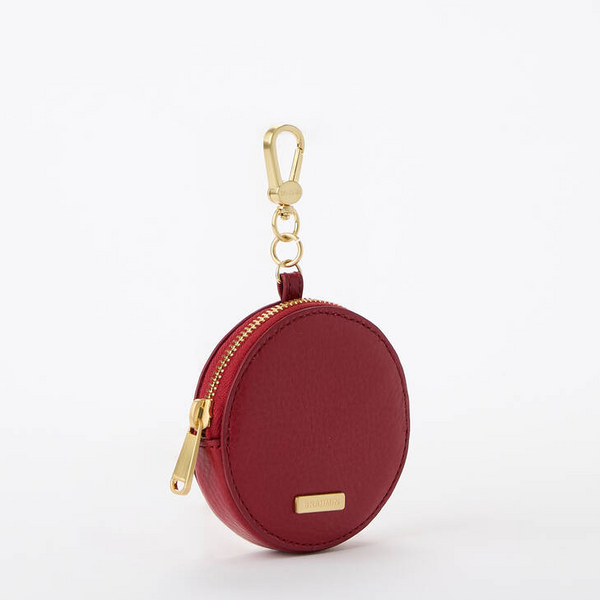 Brahmin Circle Coin Purse - Radiant Red Mystic