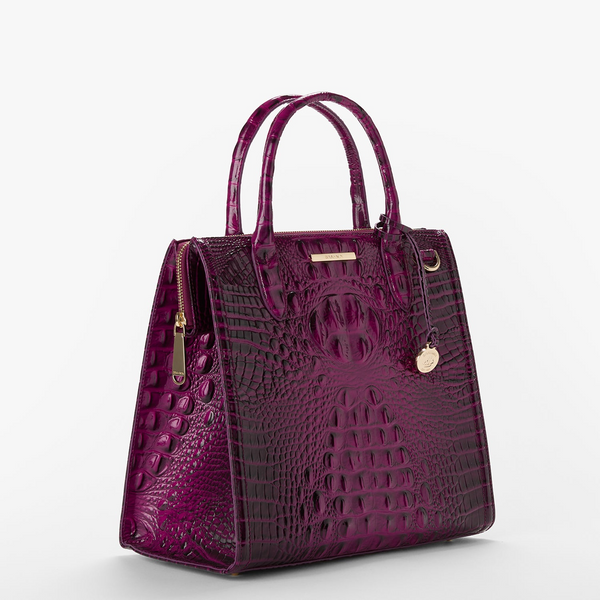 Brahmin Caroline Satchel - Sugar Plum Melbourne