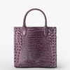 Image of Brahmin Caroline Satchel - Passion Purple Melbourne