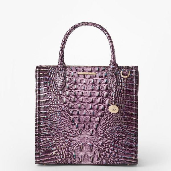 Brahmin Caroline Satchel - Passion Purple Melbourne