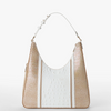 Image of Brahmin Tabitha Shoulder Bag - Sea Salt White Colada