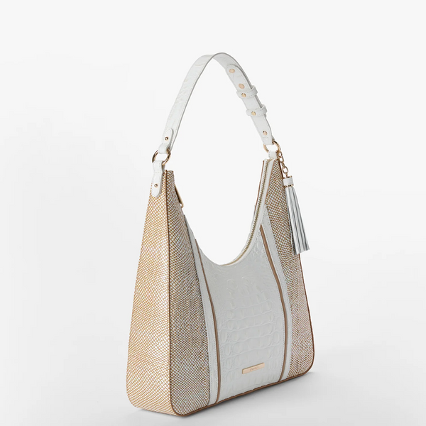 Brahmin Tabitha Shoulder Bag - Sea Salt White Colada