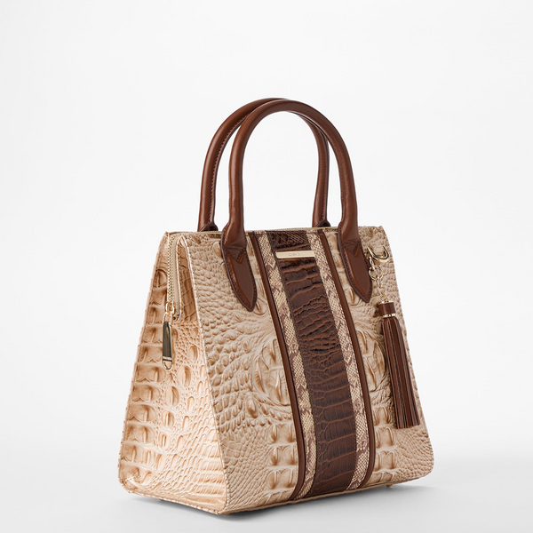 Brahmin Small Caroline Satchel - Contour Ambrose