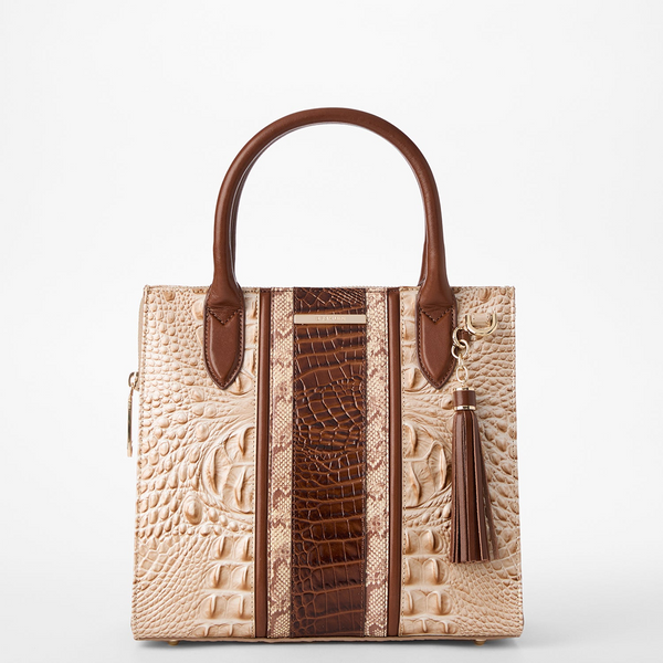 Brahmin Small Caroline Satchel - Contour Ambrose