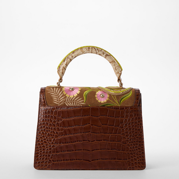 Brahmin Hallie Satchel - Sandstorm Yuma