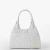 Image of Brahmin Adrian Satchel - Sea Salt White Melbourne