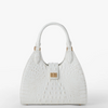 Image of Brahmin Adrian Satchel - Sea Salt White Melbourne