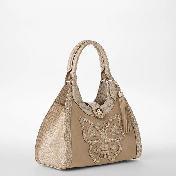 Brahmin Adrian Satchel - Wind Chime Sapelo