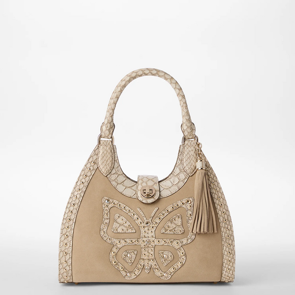 Brahmin Adrian Satchel - Wind Chime Sapelo