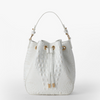 Image of Brahmin Melinda Bucket Bag - Sea Salt White Melbourne