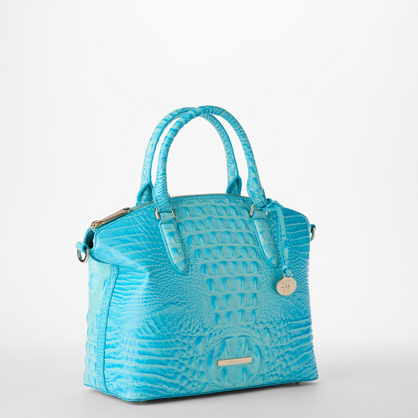 Brahmin Duxbury Satchel - Tropic Blue Melbourne