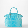 Image of Brahmin Duxbury Satchel - Tropic Blue Melbourne