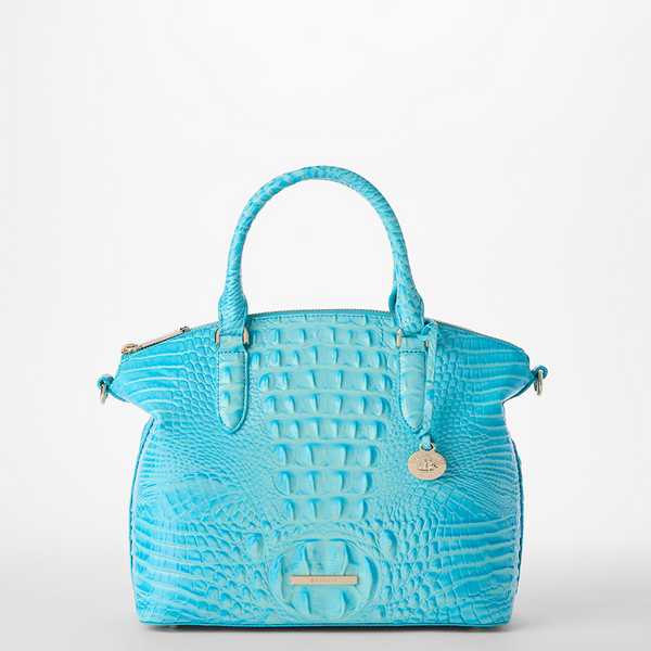 Brahmin Duxbury Satchel - Tropic Blue Melbourne