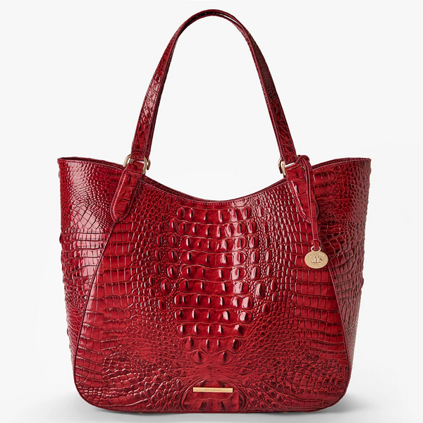 Brahmin Aliza Tote - Volcanic Red Melbourne