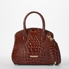 Image of Brahmin Rosetta Satchel - Pecan