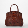 Image of Brahmin Rosetta Satchel - Pecan