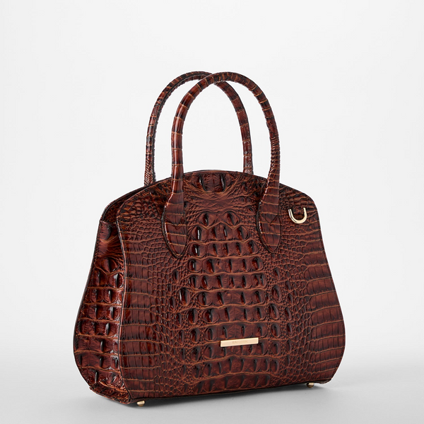 Brahmin Rosetta Satchel - Pecan