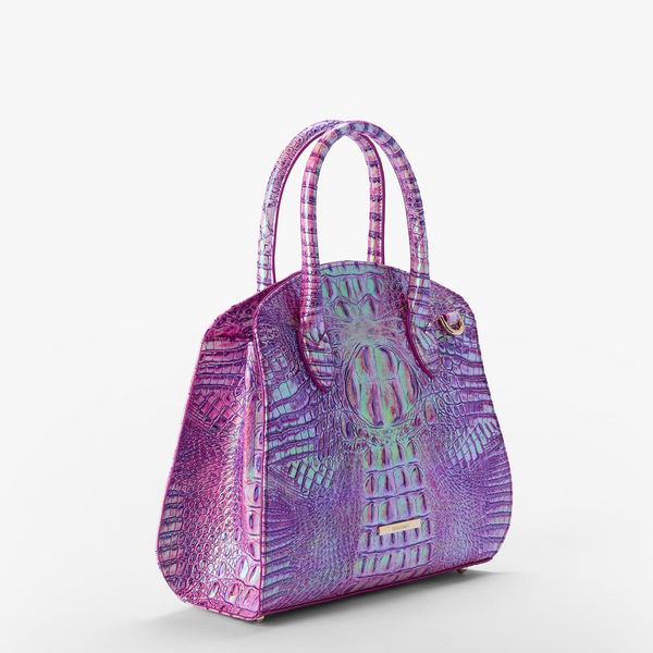 Brahmin Rosetta Satchel - Purple Iris Melbourne