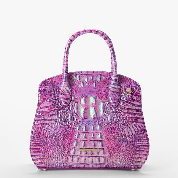 Brahmin Rosetta Satchel - Purple Iris Melbourne