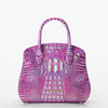 Image of Brahmin Rosetta Satchel - Purple Iris Melbourne