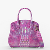 Image of Brahmin Rosetta Satchel - Purple Iris Melbourne