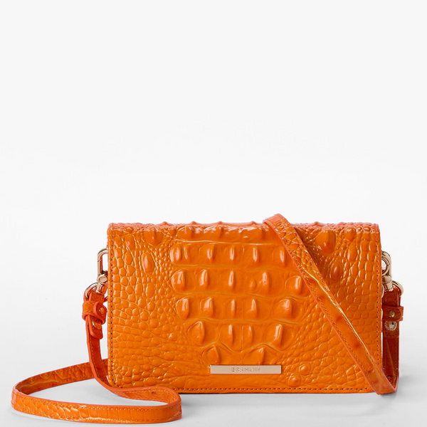 Brahmin Minuette Crossbody - Mango Orange Melbourne