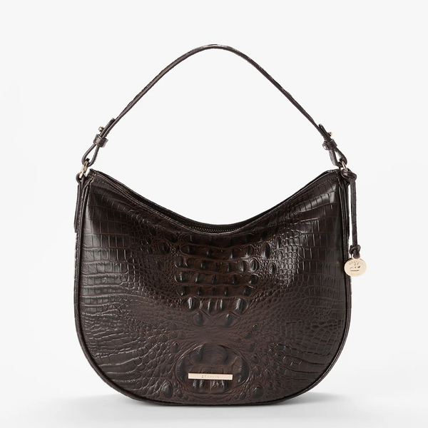 Brahmin Small Kathleen Shoulder Bag - Chocolate Alden Road