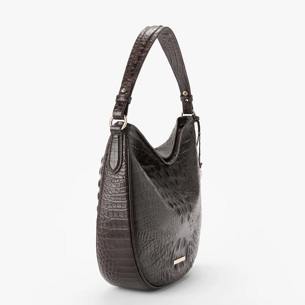 Brahmin Small Kathleen Shoulder Bag - Chocolate Alden Road