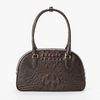 Image of Brahmin Angie Satchel - Chocolate Alden Road